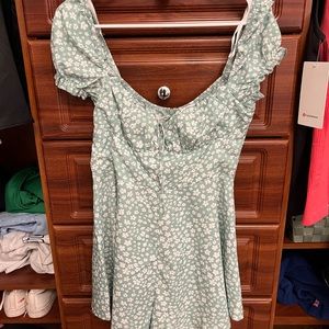 NWT Princess Polly Finley romper Alyx playsuit green floral